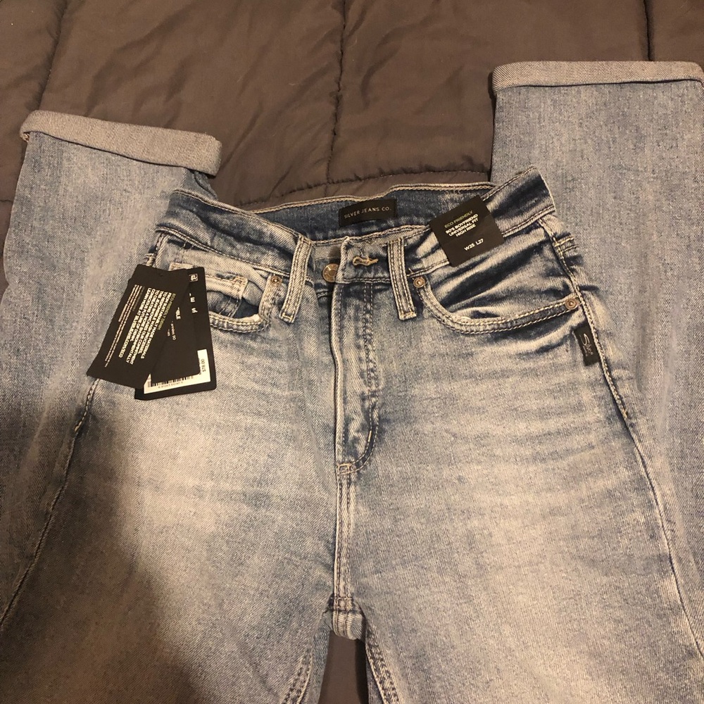 Silver jeans